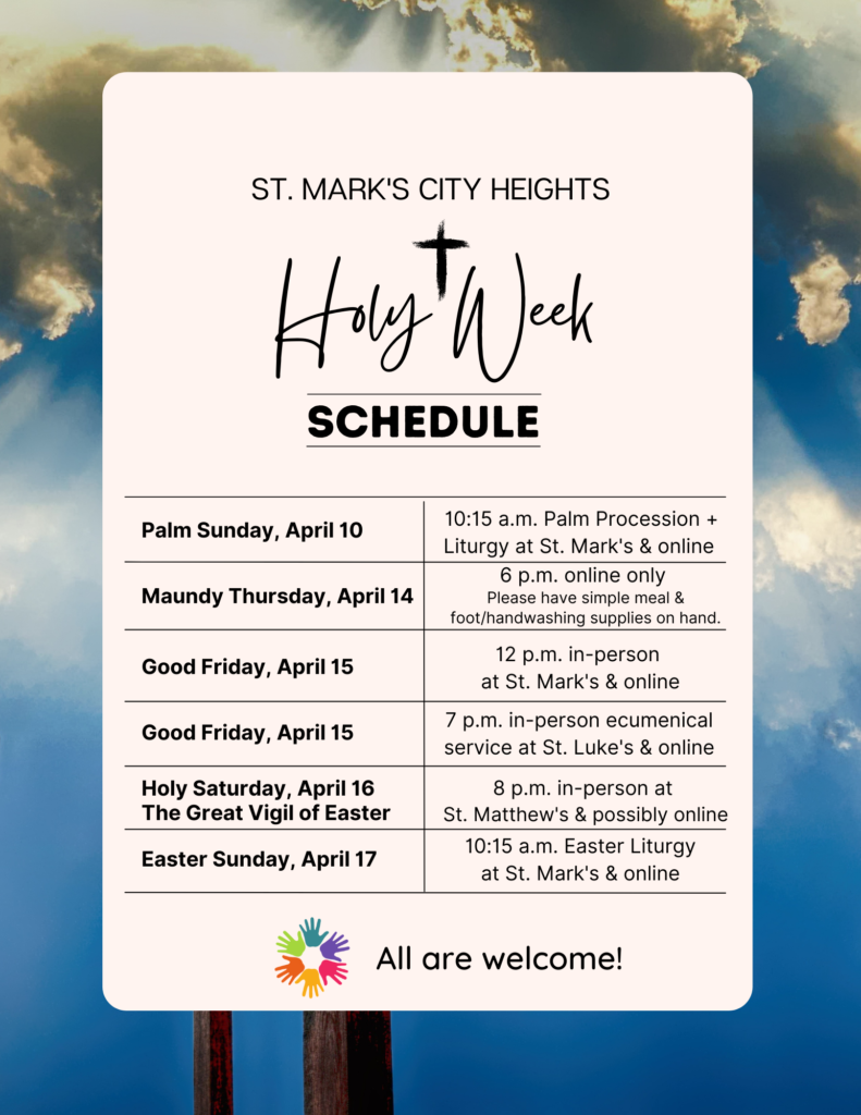 Holy Week & Easter