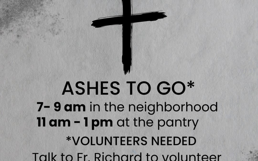 Ashes To Go & Ash Wednesday