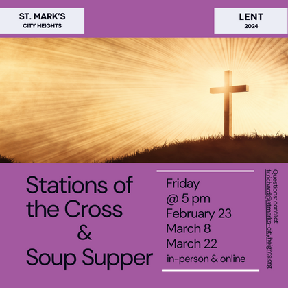 Stations of the Cross & Soup Supper