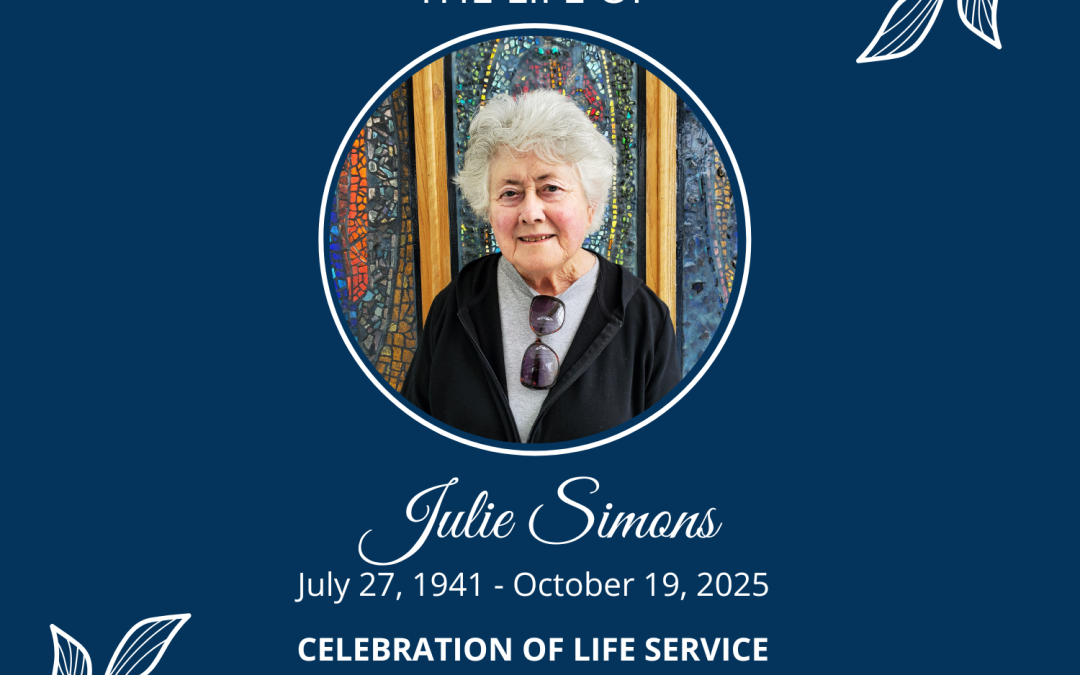 Julie Simons’ Celebration of Life Service