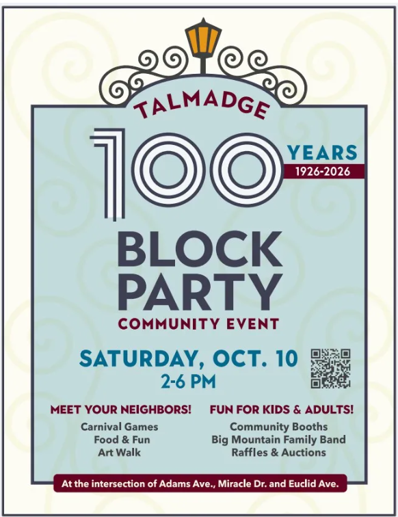 Image of Talmadge Block Party Graphic