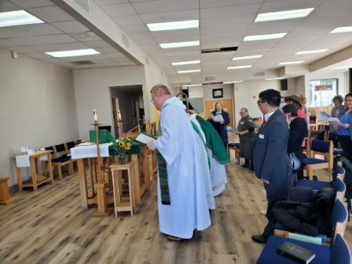 Post remodel worship space