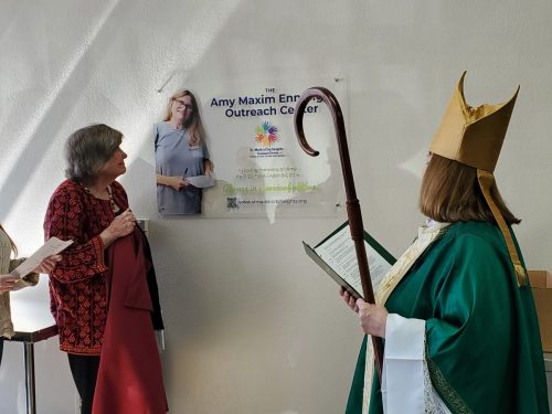 dedication of the Amy Maxim Ennenga Outreach Center